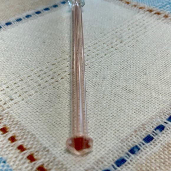 Vintage Glass Spoon with Pink Handle 9” - Picture 9 of 9